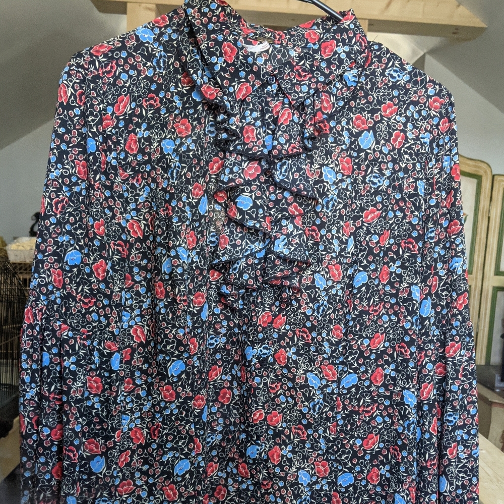 Free People Poet Blouse size Medium EUC